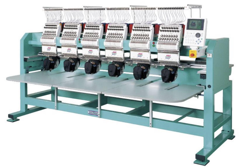 Industrial Embroidery Machine with Multiple Heads for Custom Designs
